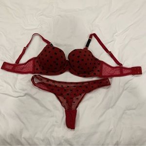 Stella McCartney Bra & Thong Lingerie Set - 36C / L